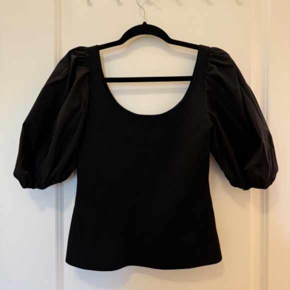 [NwoT] Summer - Theory Solid Puff Sleeve Top - Picture 4 of 6